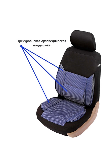 Авточехол SENATOR Жаккард California /синий/, M
