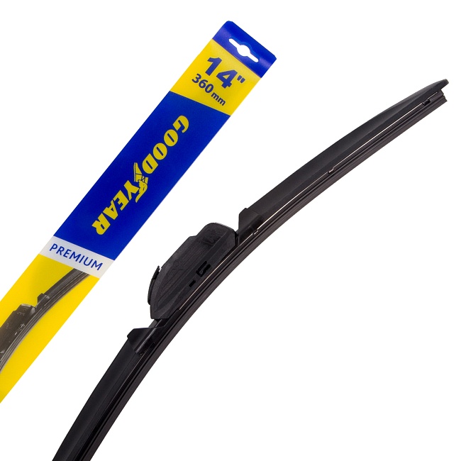 Щетка бескаркасная PREMIUM 14"/36 cm