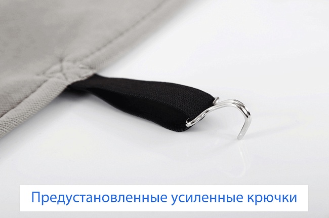 Авточехол SENATOR Кожа Madrid /серый/, M