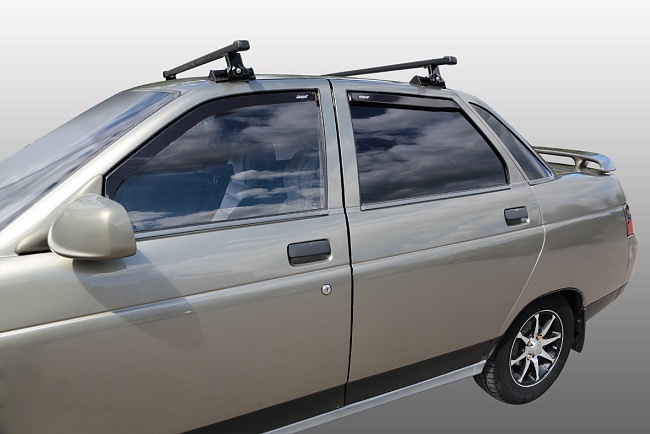 Дефлекторы Lada Priora 07-18/Lada 2110/2112 95-14 седан/хетчбек, вст., 4шт