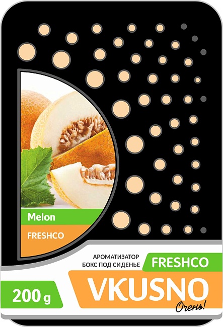 Аром. под сид. бокс "Freshco Vkusno" Дыня