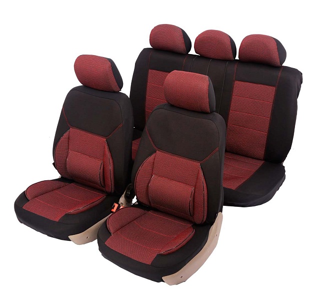 Авточехол SENATOR Жаккард New Jersey /красный/, M